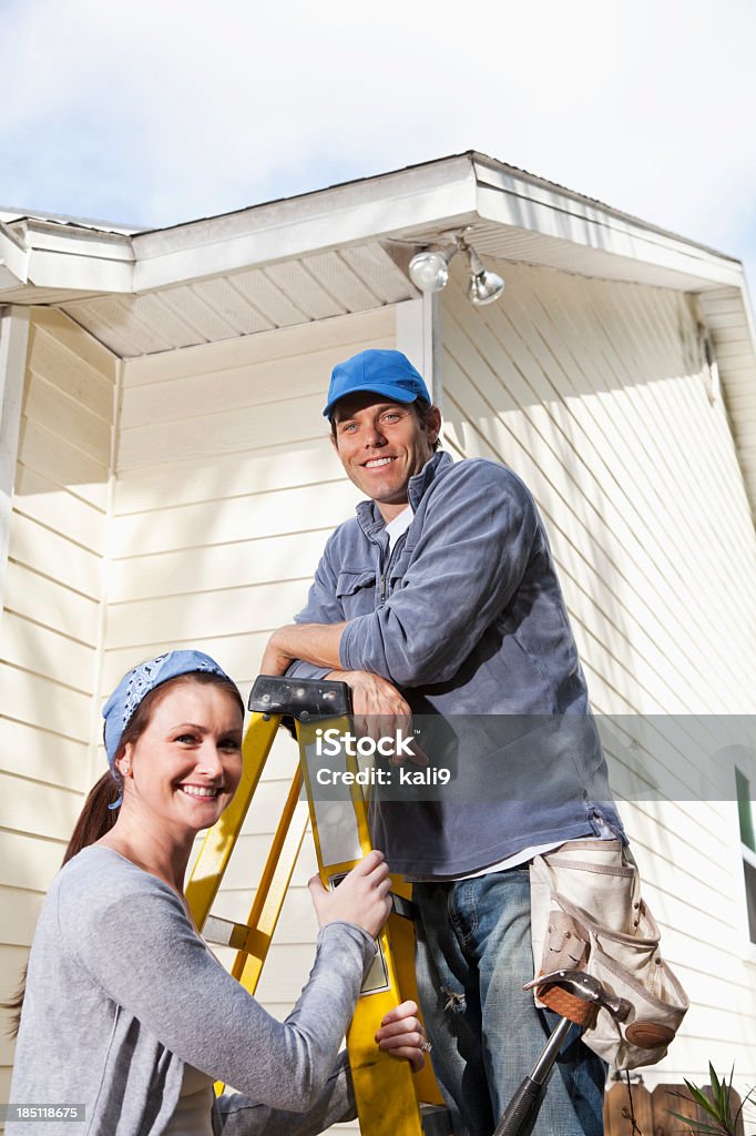 Home Wartungsarbeiten geschlossen - Lizenzfrei Arbeiten Stock-Foto