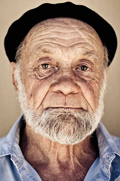istock Real People: Serious Senior Man Portrait 185118916