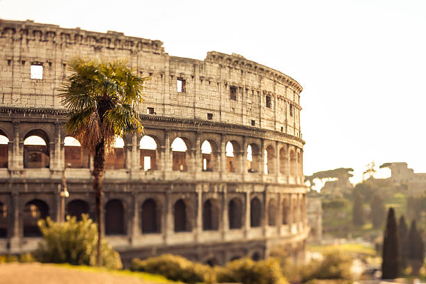 istock Coliseum , Rome Italy - tilt shift used 185119287