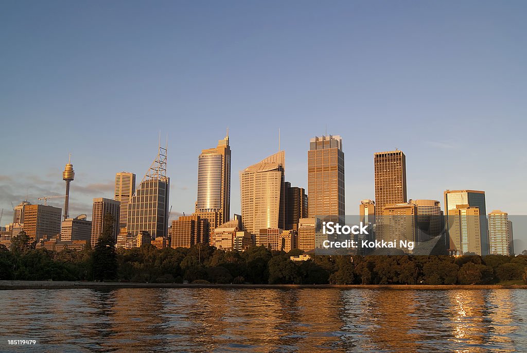 CBD de Sydney-nascer do sol - Foto de stock de Cidade royalty-free