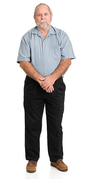 istock Senior Man Standing Portrait 185119978