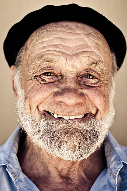 istock Real People: Smiling Senior Man Portrait 185120302