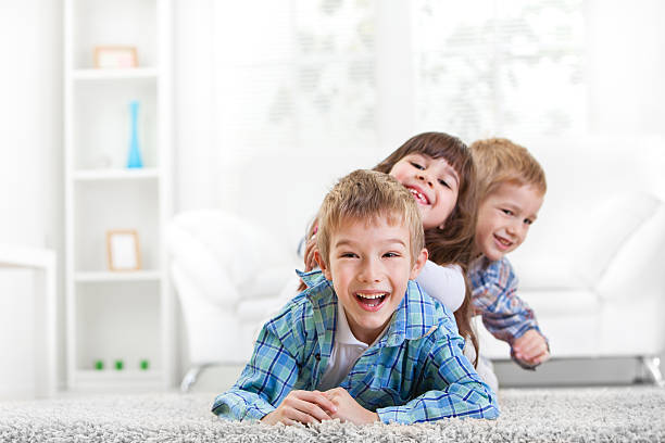 istock Group of happy children 185120425