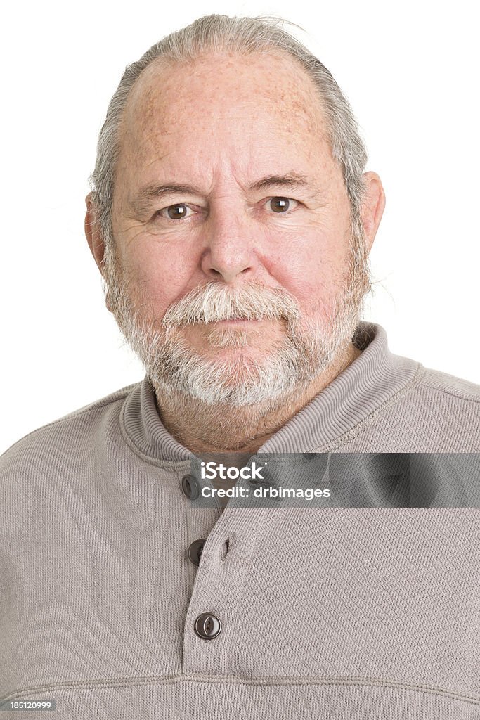 Homem sênior Retrato em Close-up - Foto de stock de Etnia caucasiana royalty-free