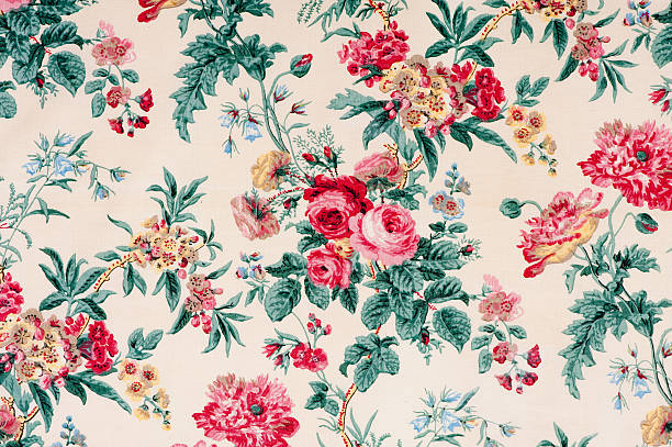istock Antique floral fabric SB16 Close Up 185121176