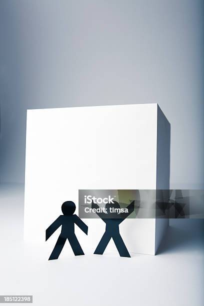 Paper People Concept Brainstorming To Reach The Top Stock Photo - Download Image Now