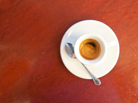 Espresso Coffee on the table