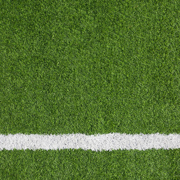 soccer field - soccer field soccer grass green stock-fotos und bilder