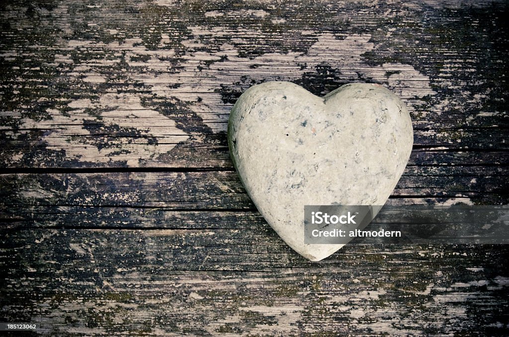 stone cuore di - Foto stock royalty-free di Simbolo di cuore