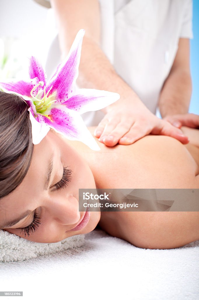 Massage - Lizenzfrei Alternative Behandlungsmethode Stock-Foto