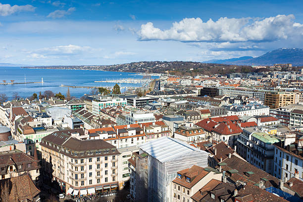 istock View of Downtown Geneva and Lac Leman 185123723