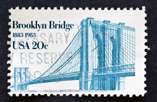 A 1969 issued 6 cent United States postage stamp showing \