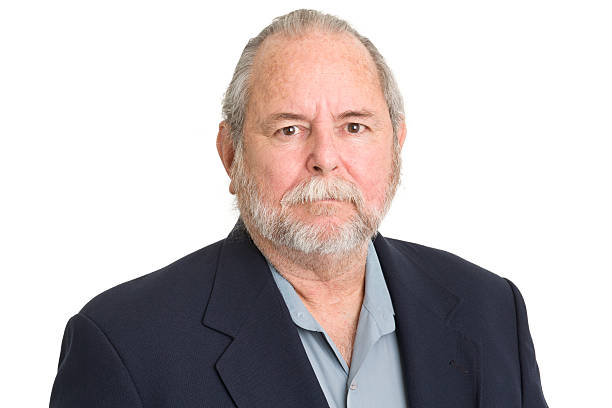 istock Portrait Of Senior Man In Blazer 185123976