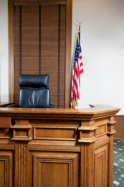 Photo of Courtroom Bench