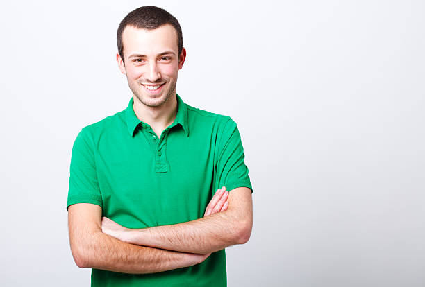 istock Smiling young man portrait 185124180