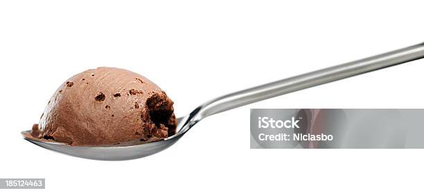 Ice Cream Stock Photo - Download Image Now - Ice Cream, Spoon, Chocolate