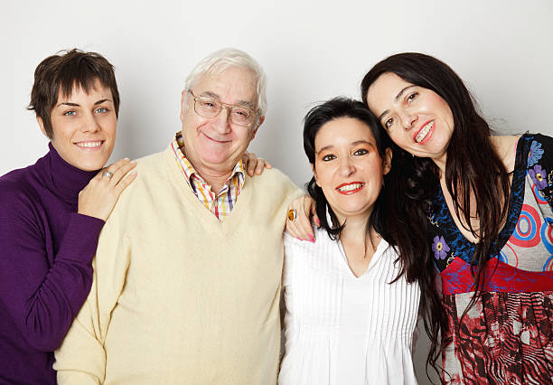 istock Father with adult daugthers 185124487