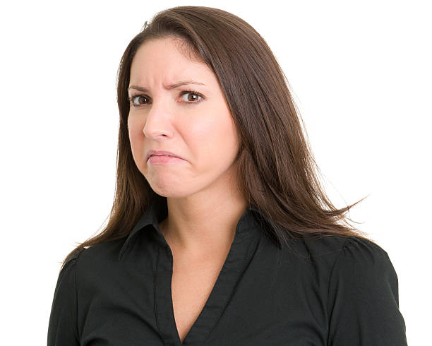 istock Upset Frowning Young Woman 185124740