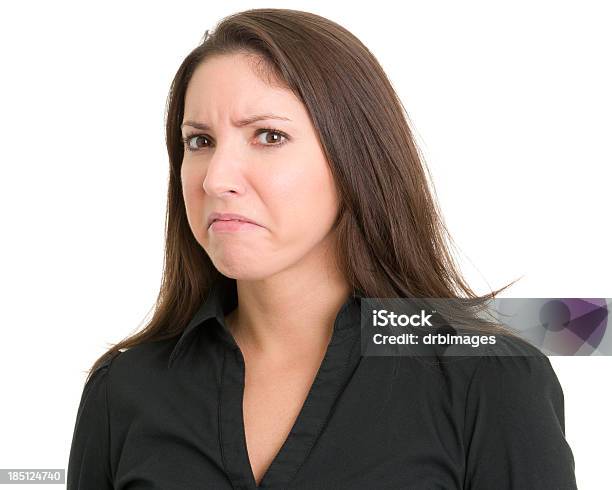 Upset Frowning Young Woman Stock Photo - Download Image Now - 20-24 Years, 20-29 Years, 25-29 Years