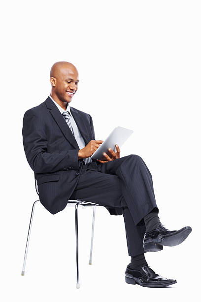 24,198 African American Man Sitting Desk Images, Stock Photos, 3D
