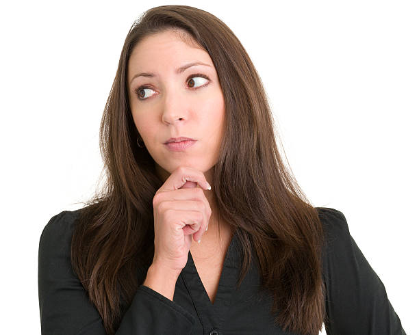 istock Contemplative Young Woman Looking Away 185125626