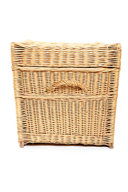 istock closed wicker suitcase XXXL 185125822