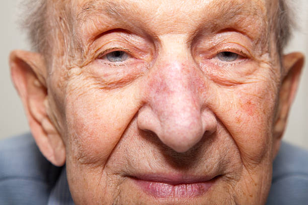 istock Senior male 90 years old up close 185126466