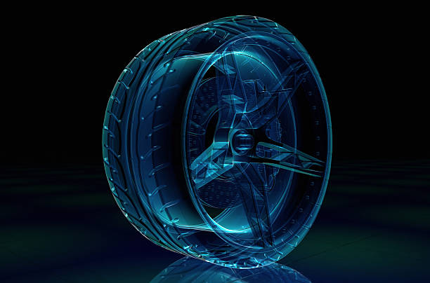 istock An X-Ray of a tire and brake system 185126632
