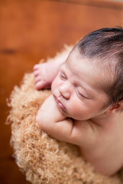 istock Close Up Color Image of Baby Sleeping Peacefully 185126762