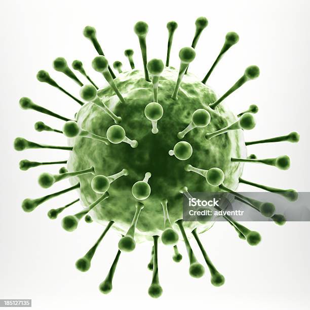 Puste Zielony Virus - zdjęcia stockowe i więcej obrazów Zielony kolor - Zielony kolor, Wirus, Wirus grypy