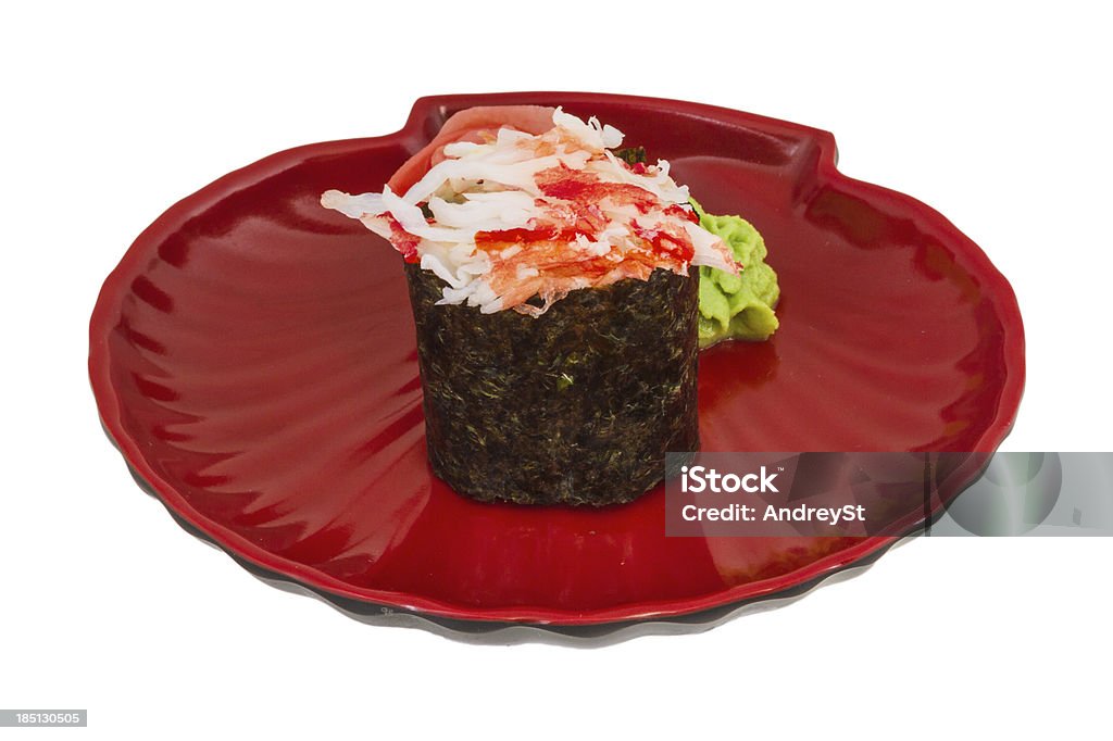 sushi kani sauced tranches de crabe avec crevettes - Photo de Aliment libre de droits