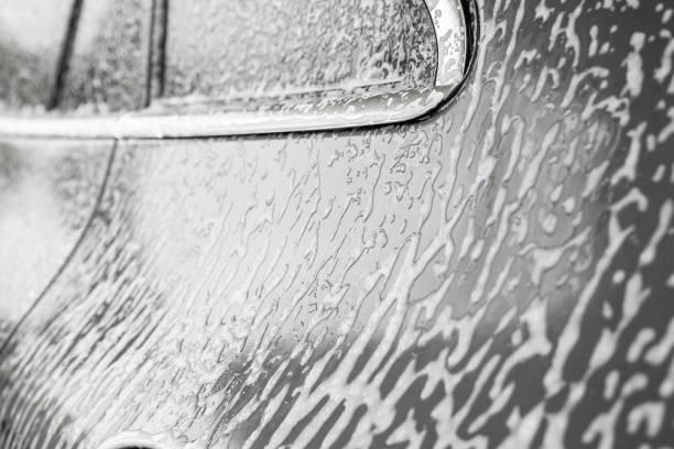 istock car cleaning and washing with foam soap 1851364696