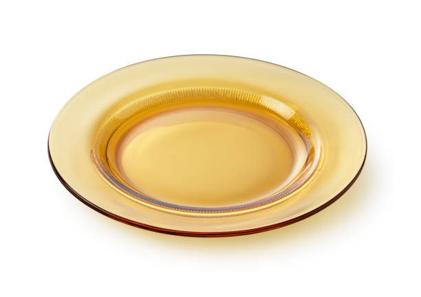 istock Glass plates placed on a white background. 1851389615