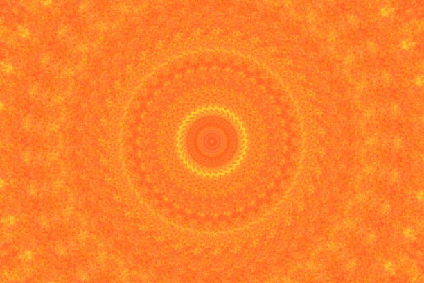 Vintage background on yellow background. Mandala