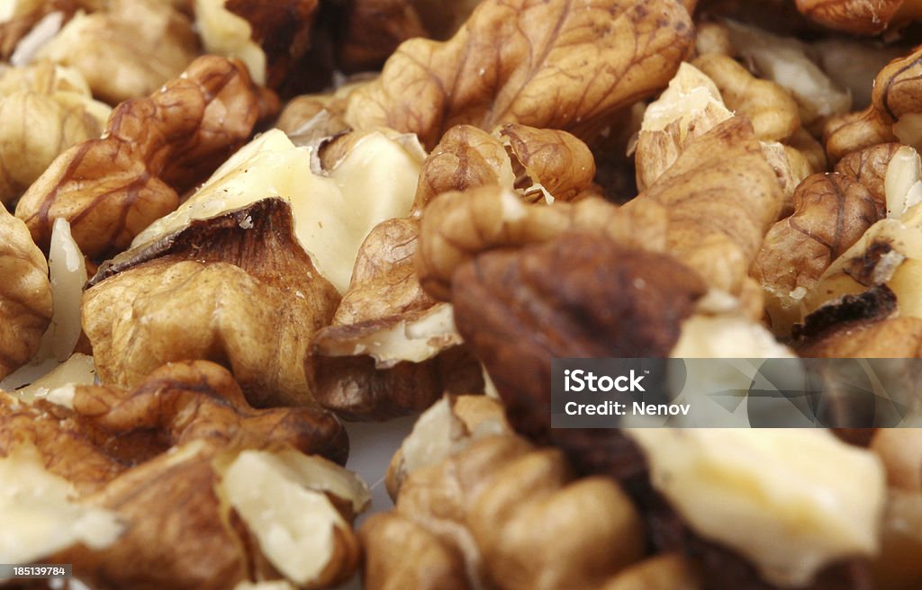 Сухое Грецкие орехи - Стоковые фото Без людей роялти-фри