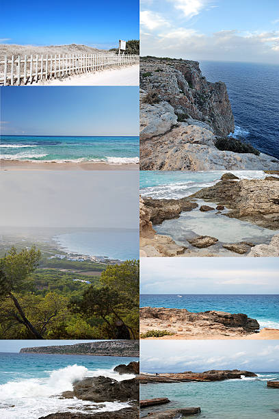 thumbnails of Formentera Balearic Islands where there are different beaches