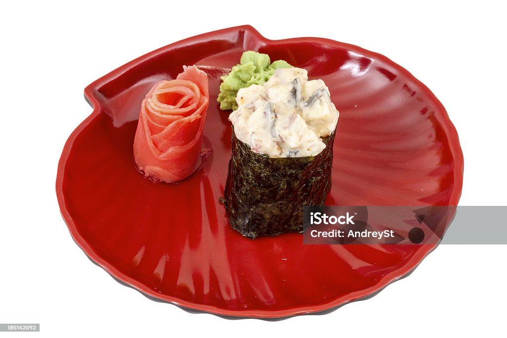 Przyprawa sushi unagi z sauced Plastry wędzonego węgorza puste - Zbiór zdjęć royalty-free (Anguillidae)