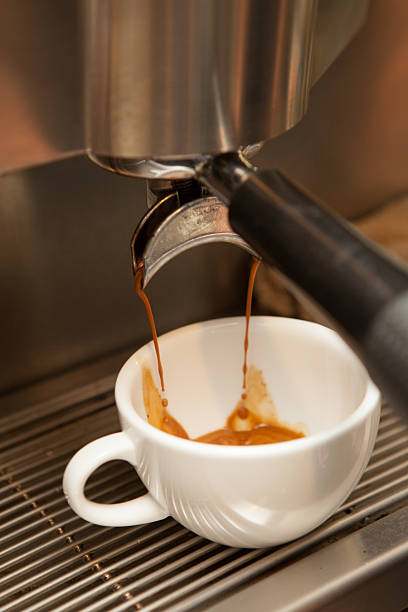 istock Latte art, coffee on the wooden desk as background. 185145362