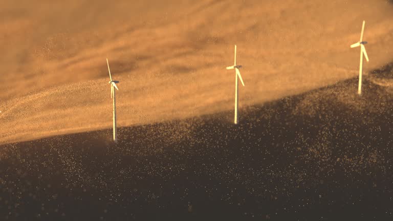 Sands of Power: Desert Wind Turbines in Action