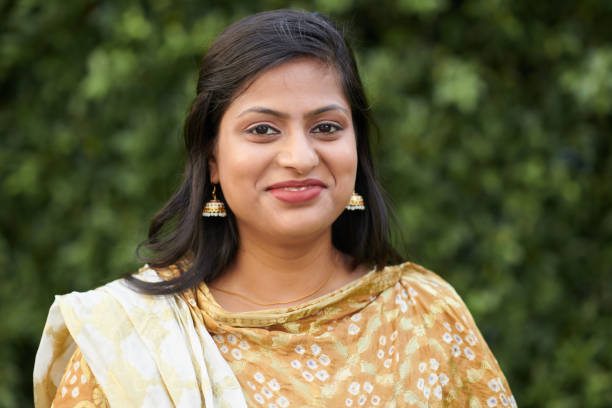 istock Indian Woman Walking Outdoors 1851494507
