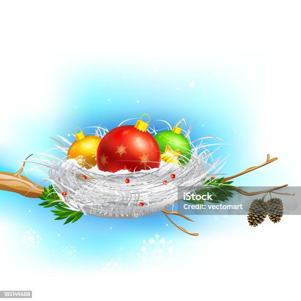 Ilustración de Colorido Navidad Bauble y más Vectores Libres de Derechos de Adorno de navidad - Adorno de navidad, Alegría, Brillante