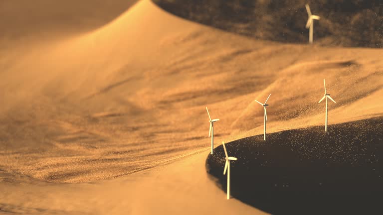 Sands of Power: Desert Wind Turbines in Action