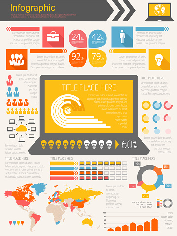 Infographicit It Industry Infographic Elements Stock Illustration - Download Image ...