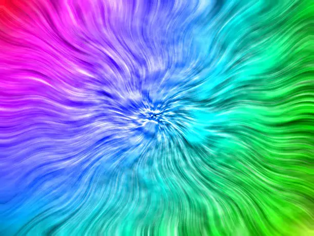 Rainbow-wave background