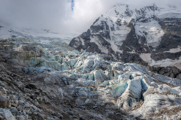 istock Large glacier close up. Lots of ice. 1851529133