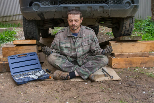 istock man repairing a car 1851530160