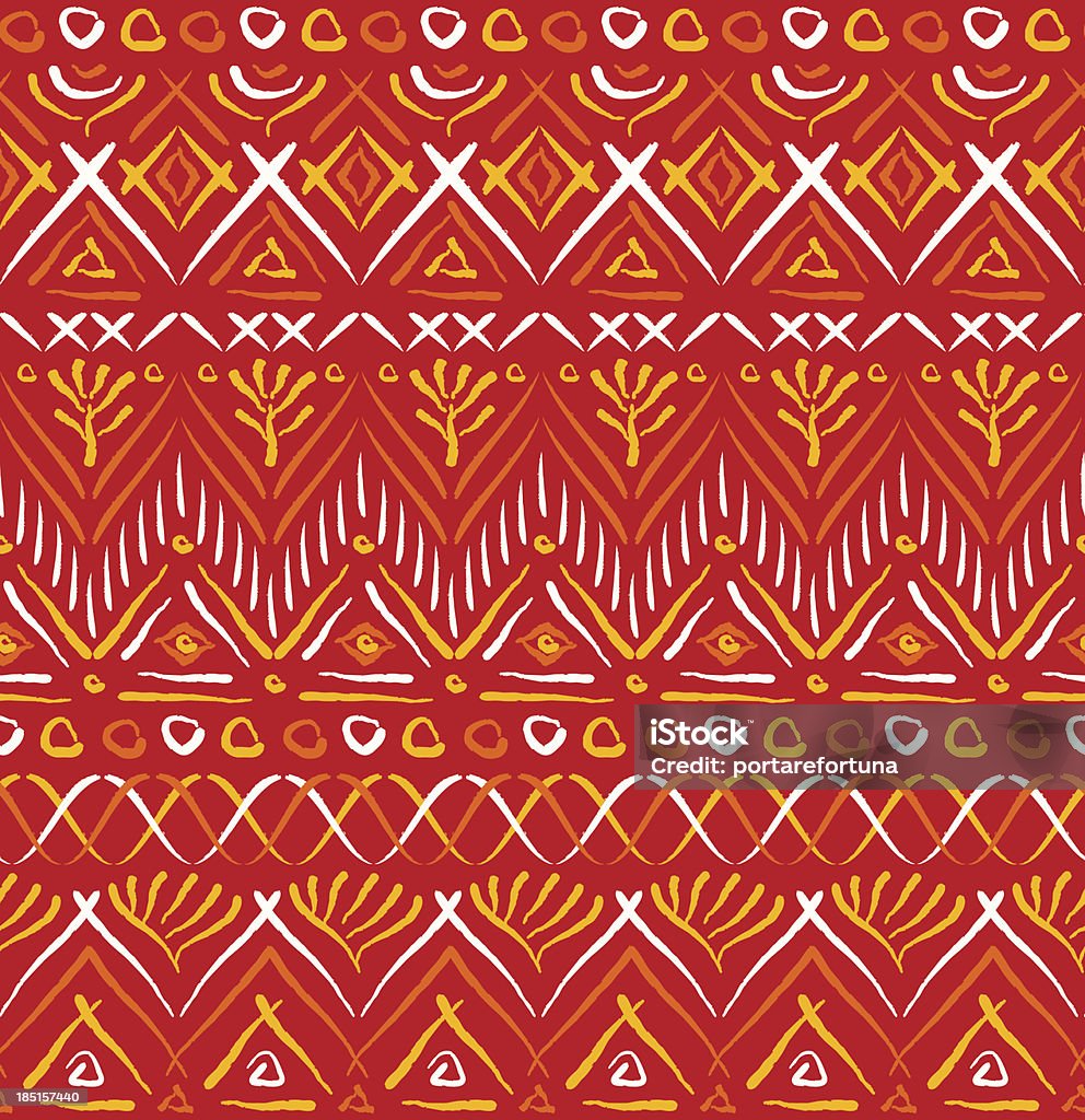 Ethinic Pattern Red Red Tribal Ethnic Seamless Pattern Stock Illustration - Download Image ...