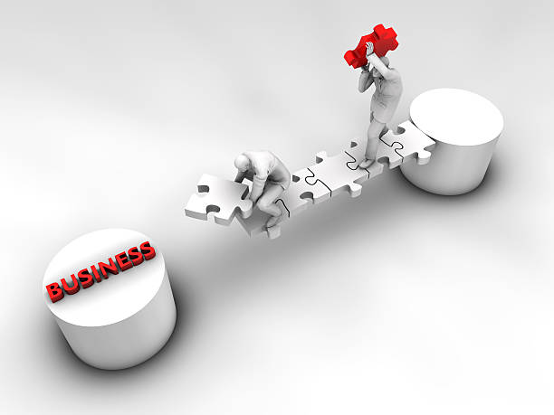 istock Puzzle Bridge to Business 185157487