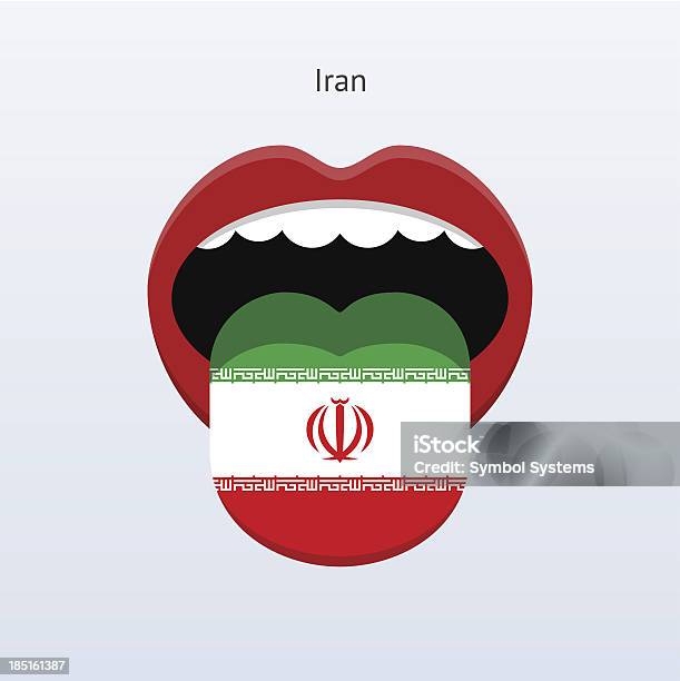 Iran Sprache Abstrakt Menschliche Zunge Stock Vektor Art und mehr Bilder von Abstrakt - Abstrakt, Ausbreiten, Comic - Kunstwerk