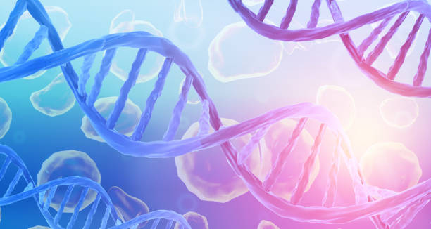 istock DNA strand on scientific background 1851616252